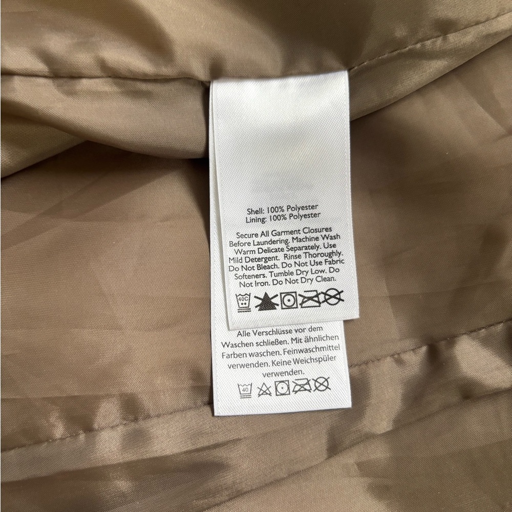 Eddie Bauer Women's Mackenzie Trench Coat in a brown/taupe color - Picture 8 of 8